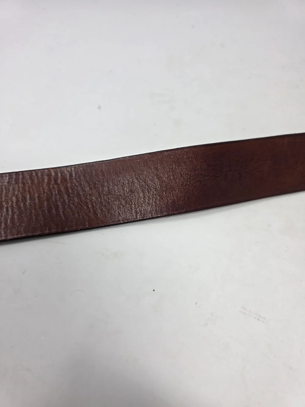 Abercrombie & Fitch Vtg Brown Leather Western Belt Oval Engraved Buckle Size S